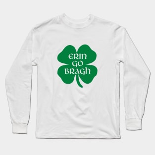 Erin Go Bragh Shamrock Long Sleeve T-Shirt